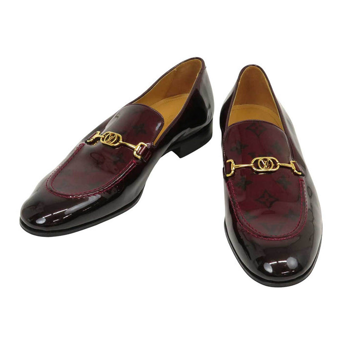 LOUIS VUITTON 
LVサークル ロゴ パテトントレザー 
クラブ ライン ローファー 
モノグラム