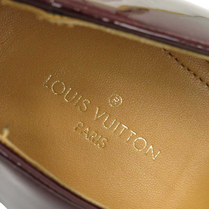 LOUIS VUITTON 
LVサークル ロゴ パテトントレザー 
クラブ ライン ローファー 
モノグラム