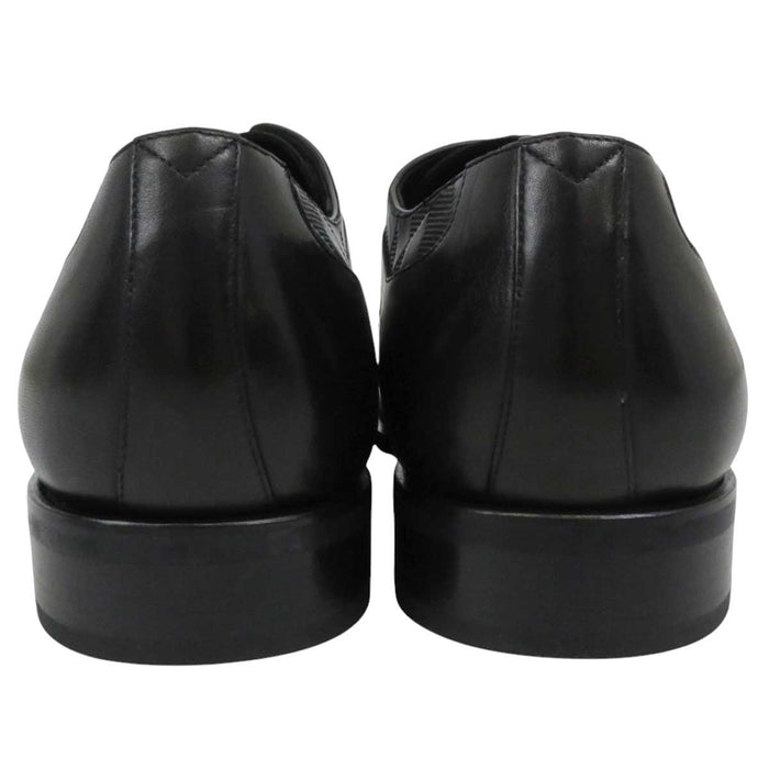 LOUIS VUITTON 
LV chaussures derby en cuir à bout plain 
ligne Hausmann 
Damier