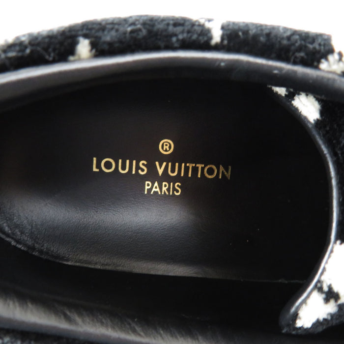 LOUIS VUITTON 
LV ロゴ ベロア ローカット 
ステラー ライン スニーカー 
モノグラム