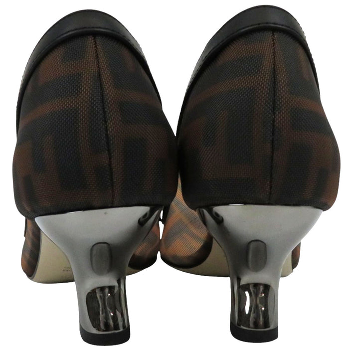 FENDI 
FF柄 
ズッカ柄 コリブリ メッシュ パンプス