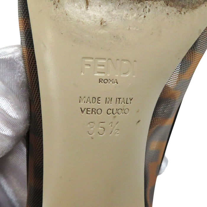 FENDI 
FF柄 
ズッカ柄 コリブリ メッシュ パンプス