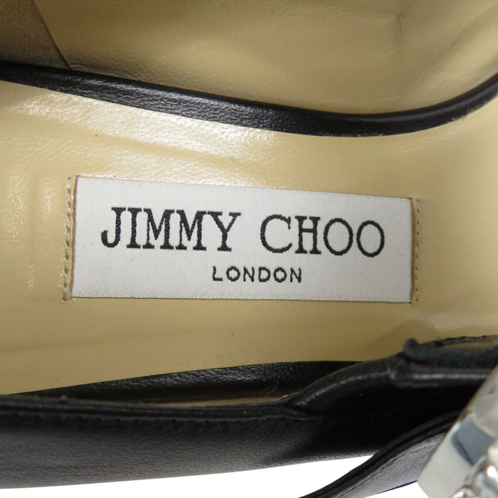 JIMMY CHOO 
メリージェーン ビジュー 
メルヴァ バレリーナ フラット パンプス