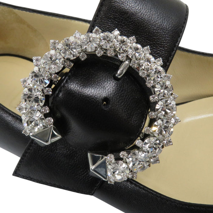 JIMMY CHOO 
メリージェーン ビジュー 
メルヴァ バレリーナ フラット パンプス