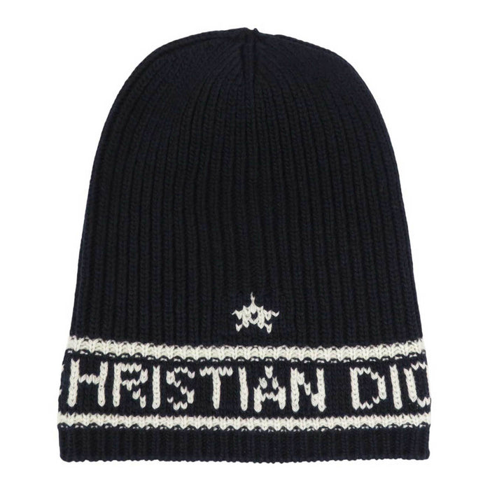 Dior 
スター ウール カシミヤ混 
ロゴ ニットキャップ 
クリスチャンディオール