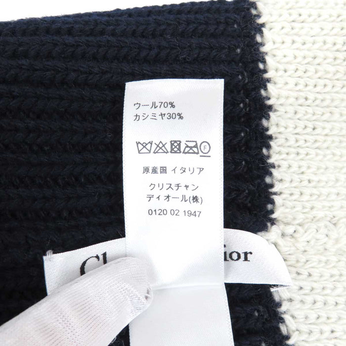 Dior 
スター ウール カシミヤ混 
ロゴ ニットキャップ 
クリスチャンディオール