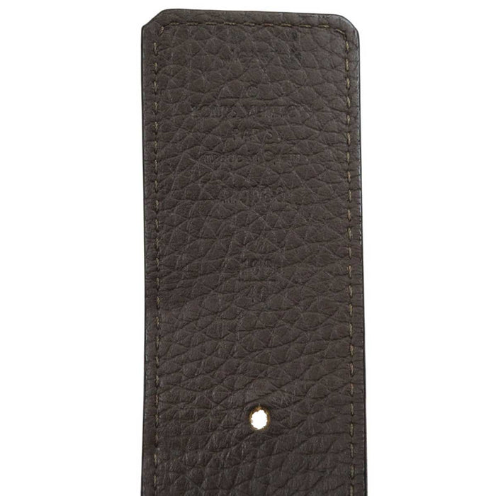 LOUIS VUITTON 
ロゴ レザー 40MM 
LV イニシャル バックル リバーシブル ベルト