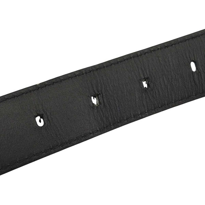 LOUIS VUITTON
LV logo leather
Damier Graphite belt