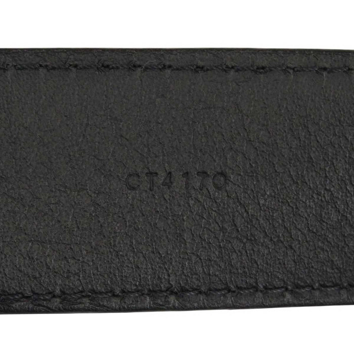 LOUIS VUITTON 
LV ロゴ レザー 
ダミエグラフィット ベルト