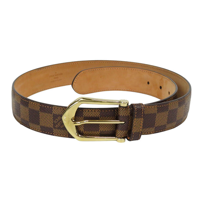 LOUIS VUITTON
LV Logo Leather
Damier Sangle Riveted Belt
