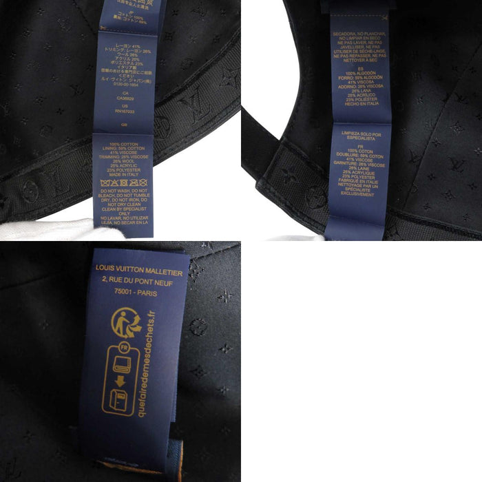 LOUIS VUITTON 
ロゴ 刺繍 
LV シグネチャー キャップ