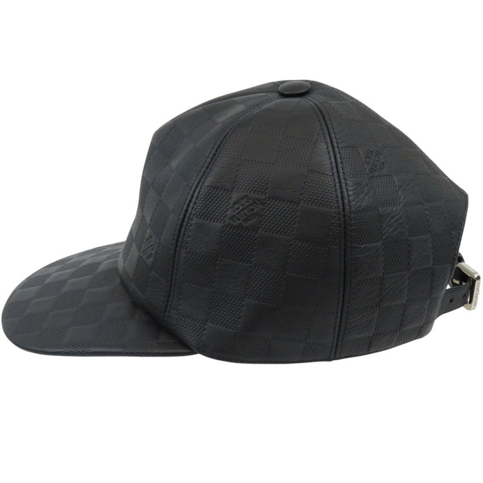 LOUIS VUITTON 
レザー 
ダミエアンフィニ キャスケット