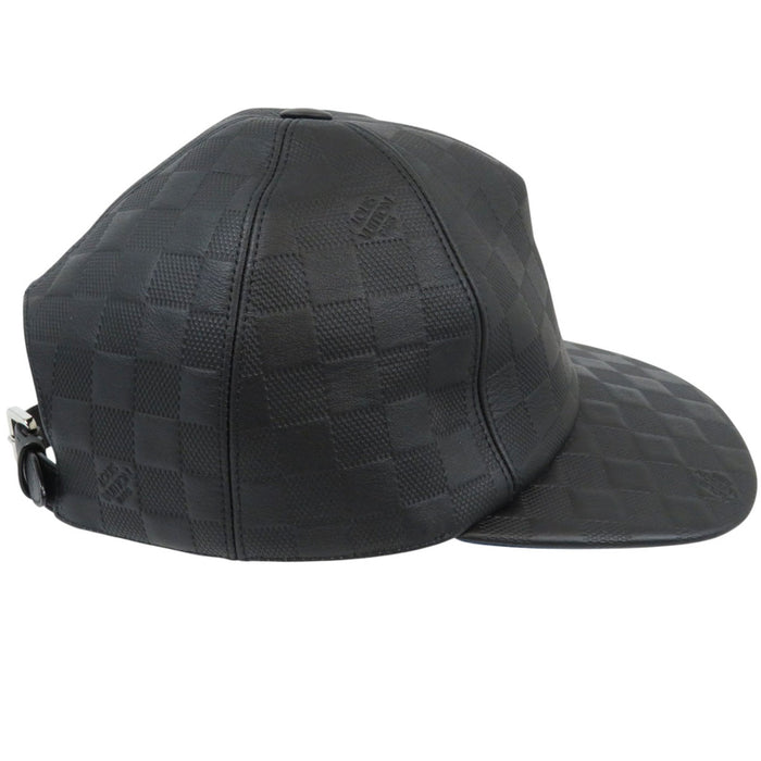 LOUIS VUITTON 
レザー 
ダミエアンフィニ キャスケット