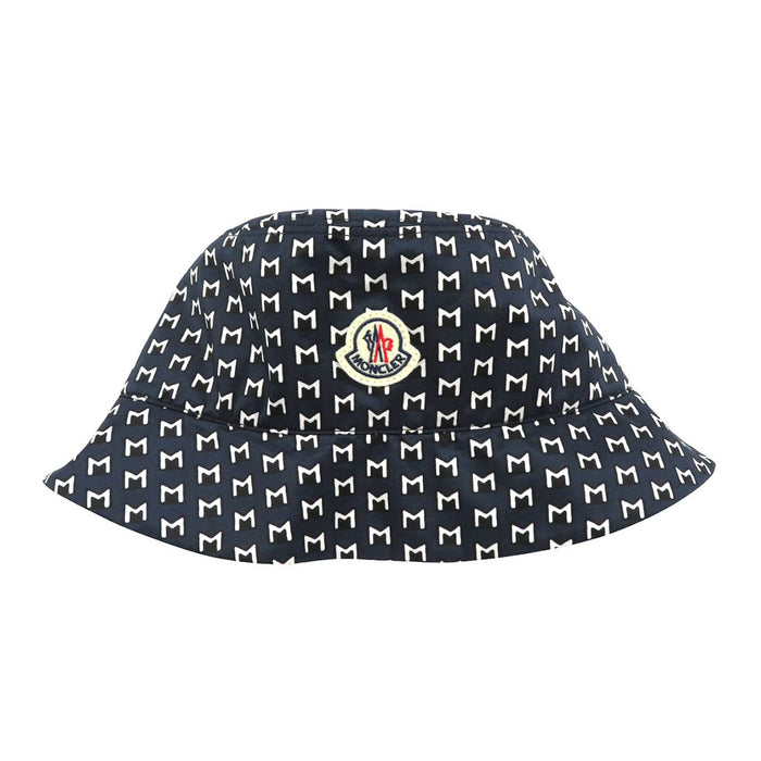 MONCLER 
2024年 ワッペン 総柄 
BUCKET バケットハット