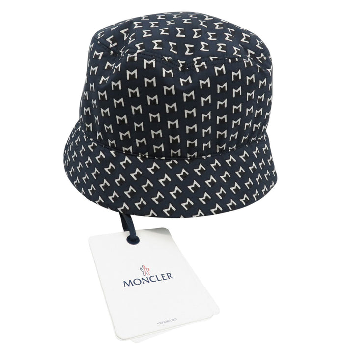 MONCLER 
2024年 ワッペン 総柄 
BUCKET バケットハット