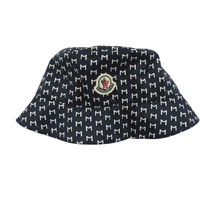 MONCLER 
2024年 ワッペン 総柄 
BUCKET バケットハット