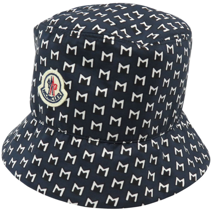 MONCLER 
2024年 ワッペン 総柄 
BUCKET バケットハット