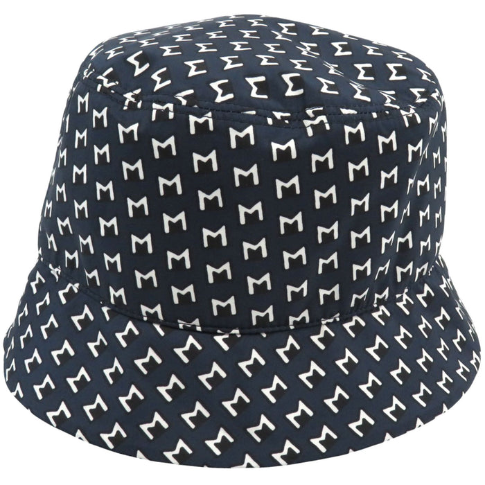 【未使用級】モンクレール　2023SS　ツイード　バケットハット　ロゴワッペン MONCLER 2024年 ワッペン 総柄 BUCKET バケットハット– TS