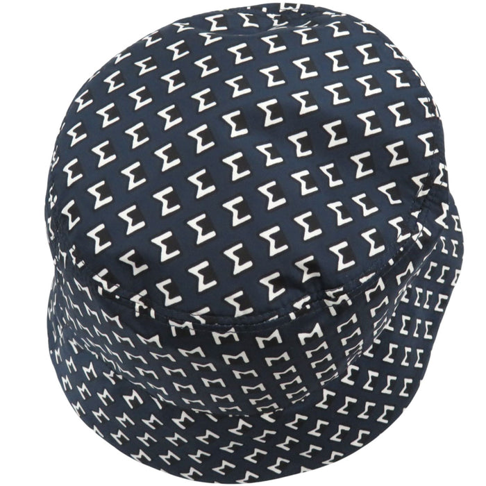 【未使用級】モンクレール　2023SS　ツイード　バケットハット　ロゴワッペン MONCLER 2024年 ワッペン 総柄 BUCKET バケットハット– TS