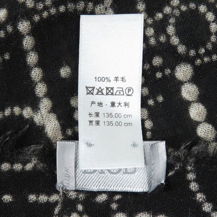 Dior 
総柄 トロッター 
オブリーク ウール ショール