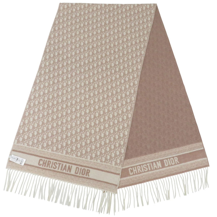 Dior
All-over pattern Trotter
Oblique logo cashmere muffler