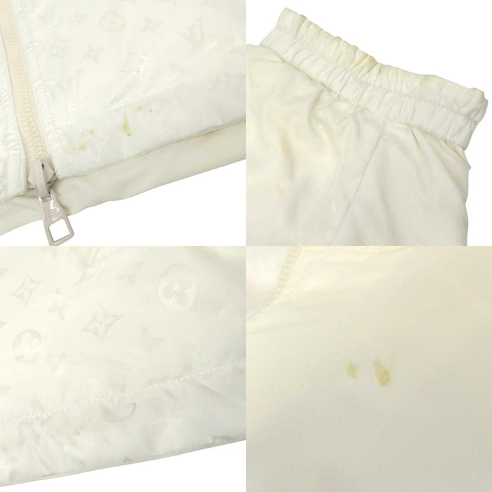 LOUIS VUITTON 
LV ロゴ 総柄 ダブルジップ パーカー RM222Q MO6 HLB46W 
リバーシブル ナイロンジャケット 
モノグラム