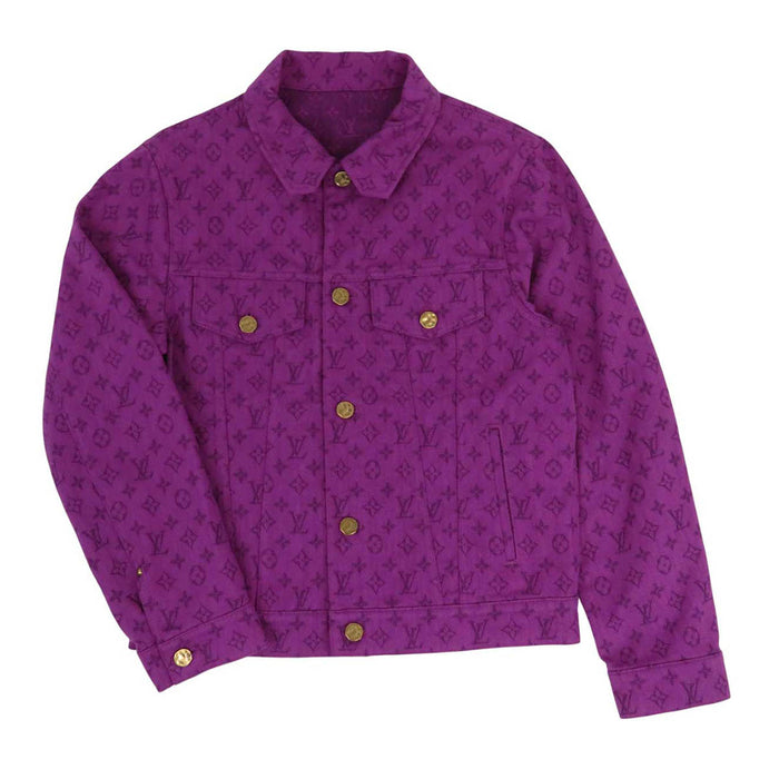 LOUIS VUITTON
LV logo all-over pattern
Monogram denim jacket