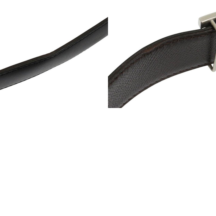 HERMES 
H アッシュ ロゴ シルバーカラー金具 □G刻印 レザー 32mm 
H マルトレ リバーシブル ベルト