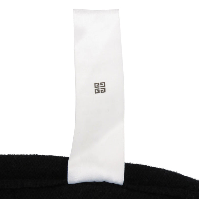 GIVENCHY 
バイカラー 
ロゴ カシミヤ ロングスリーブ ニット