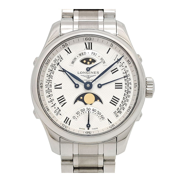 LONGINES 
Master Collection Retrograde Moonphase 
With box and warranty card