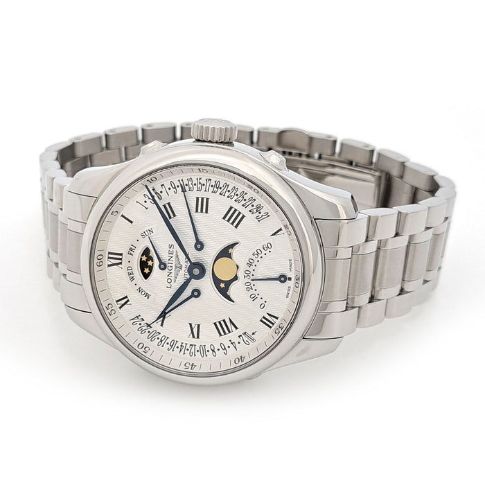 LONGINES 
Master Collection Retrograde Moonphase 
With box and warranty card