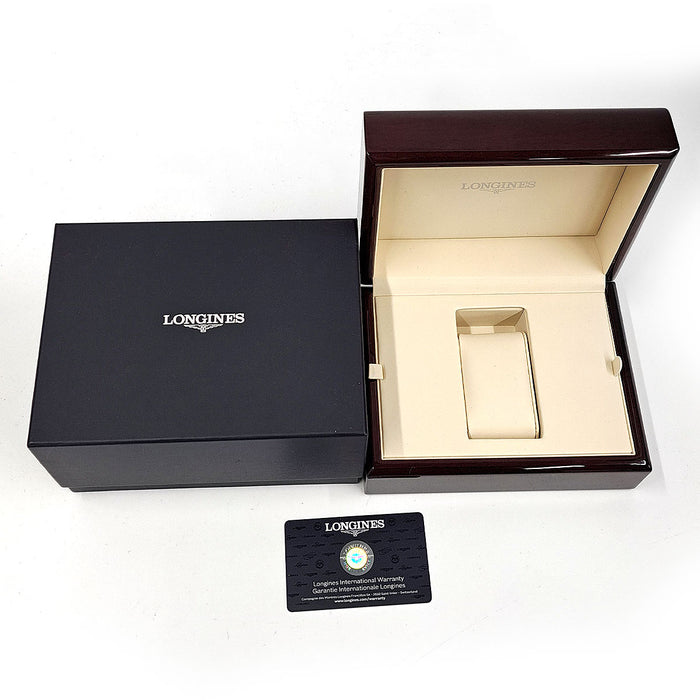 LONGINES 
Master Collection Retrograde Moonphase 
With box and warranty card