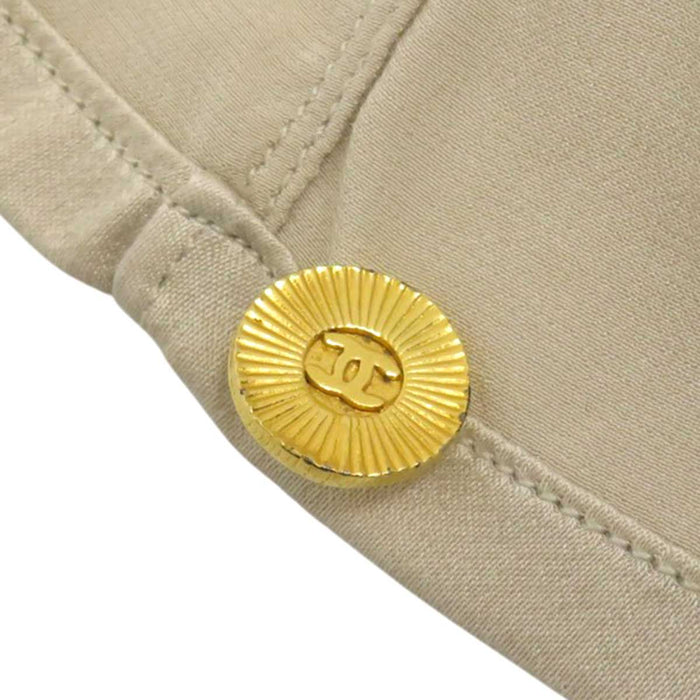 CHANEL 
COCO CC ココボタン ロゴ 
ココマーク シルク ブラウス