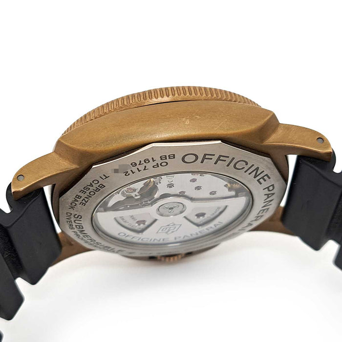 OFFICINE PANERAI 
Submersible Bronzo 
With box and warranty card
