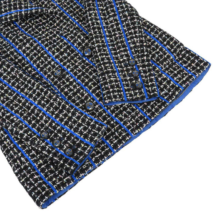 CHANEL 
COCO CC ココボタン 
ココマーク ツイード ダブル ジャケット