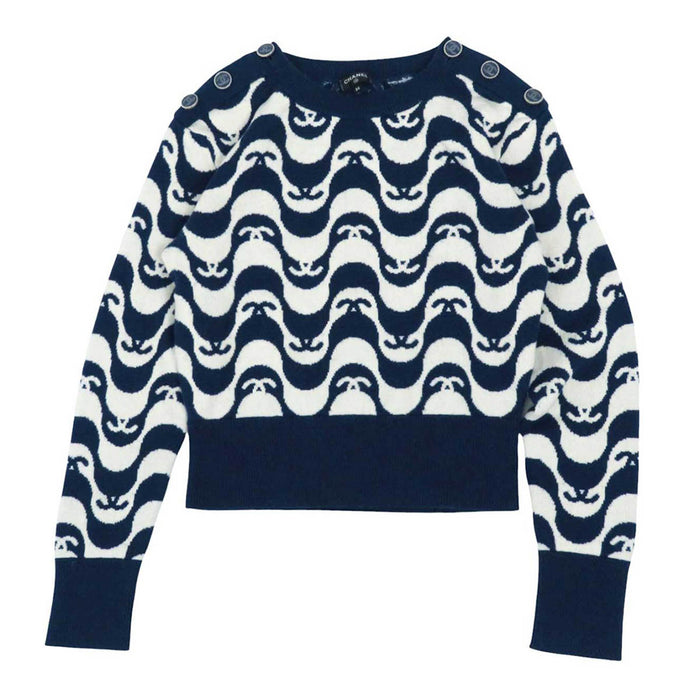 CHANEL 
COCO CC ロゴ ココボタン 
ココマーク カシミヤ ニット