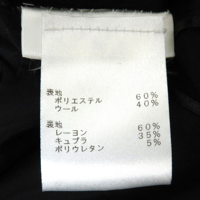 LOUIS VUITTON 
LV ポリエステル混 ウール混 
ストライプ ワイド パンツ