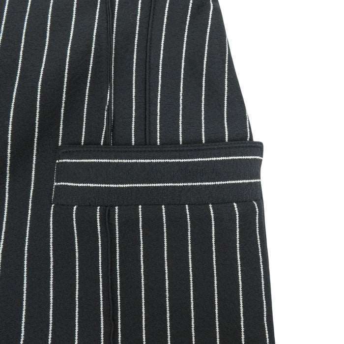 LOUIS VUITTON 
LV ポリエステル混 ウール混 
ストライプ ワイド パンツ