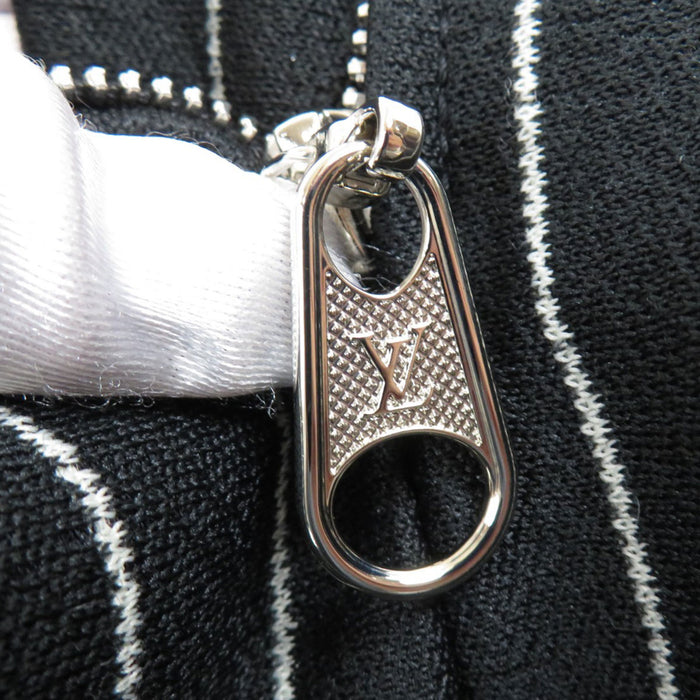 LOUIS VUITTON 
LV ポリエステル混 ウール混 
ストライプ ワイド パンツ