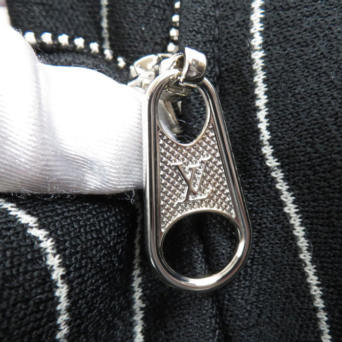 LOUIS VUITTON 
LV ポリエステル混 ウール混 
ストライプ ワイド パンツ