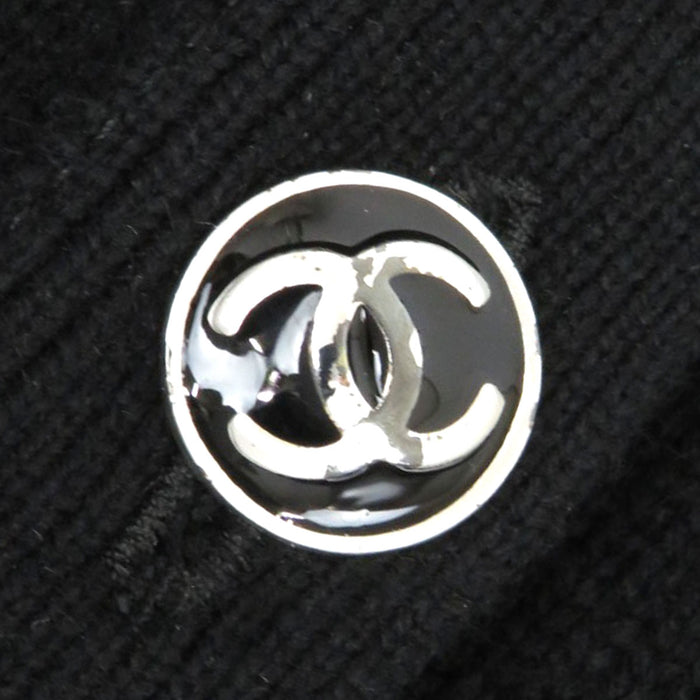 CHANEL 
COCO CC ココボタン ロゴ ロングスリーブ 
ココマーク ビジュー カーディガン