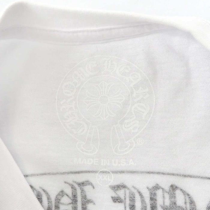 CHROME HEARTS 
CH スクロールラベル ロゴ コットン 
Foti ハリスティーター Tシャツ