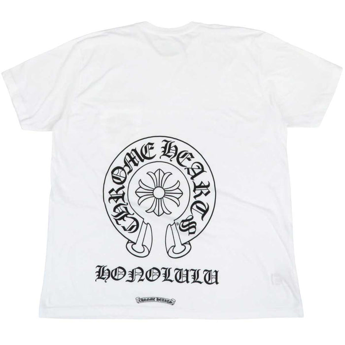CHROME HEARTS 
CH T-SHRT LTD CHプラス コットン 
ホノルル限定 バック ホースシュー プリント Tシャツ