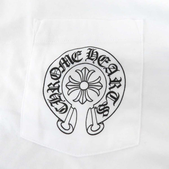 CHROME HEARTS 
CH T-SHRT LTD CHプラス コットン 
ホノルル限定 バック ホースシュー プリント Tシャツ