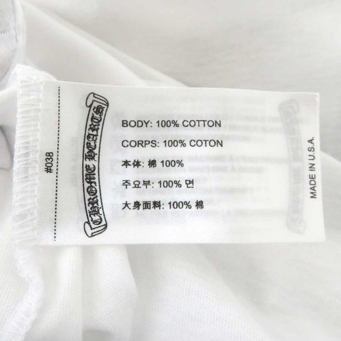 CHROME HEARTS 
CH T-SHRT LTD CHプラス コットン 
ホノルル限定 バック ホースシュー プリント Tシャツ