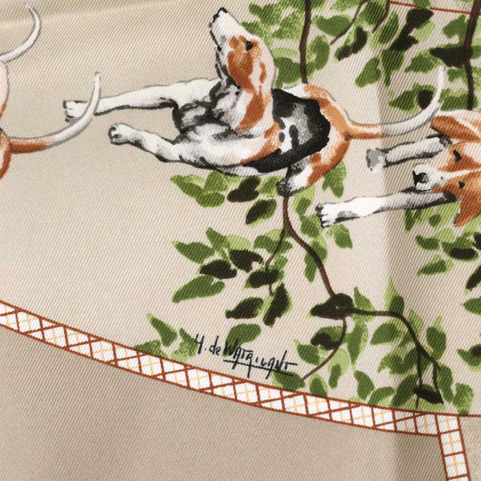 HERMES 
Seta grande 
Carré 90 Le Toifevin Sciarpa