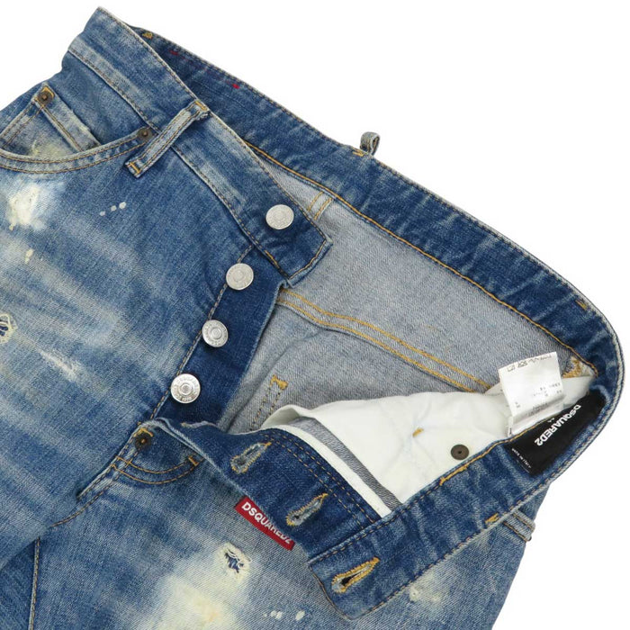 DSQUARED2 
DSQUARED2 ダメージ加工 レザータグ コットン 
CLASSIC KENNY JEAN デニムパンツ
