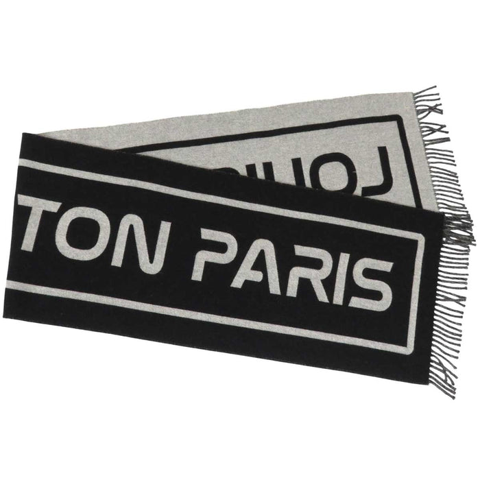 LOUIS VUITTON
LV Fringe Cashmere Blend
Logo Wool Scarf