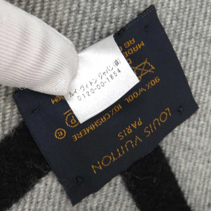 LOUIS VUITTON
LV Fringe Cashmere Blend
Logo Wool Scarf