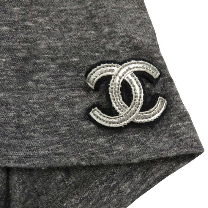 CHANEL 
COCO CC ロゴ ワッペン コットン 
ココマーク ショートスリーブ カットソー